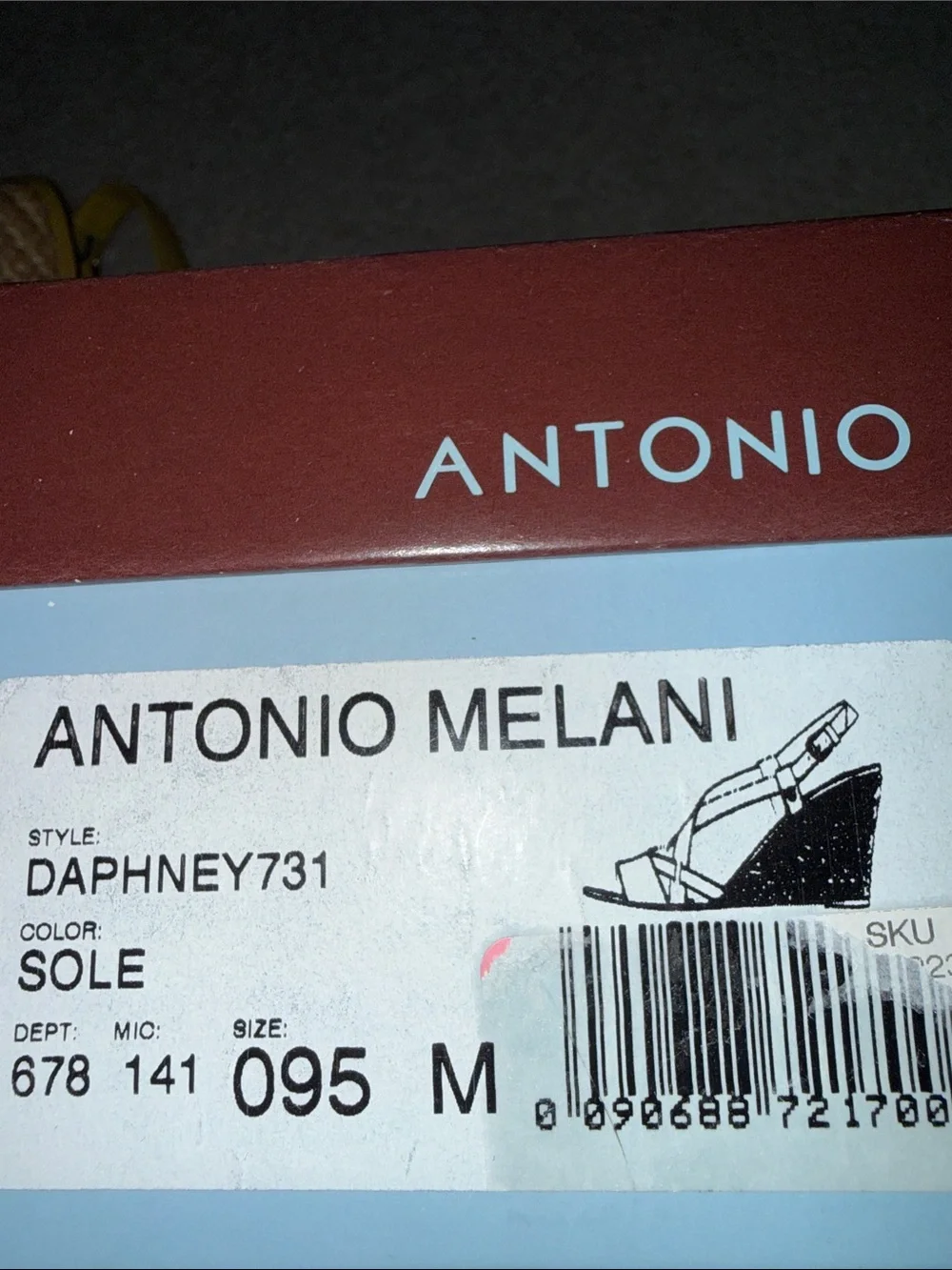 Antonio Melani Daphney Yellow Leather Espadrille Wedges Size 9.5